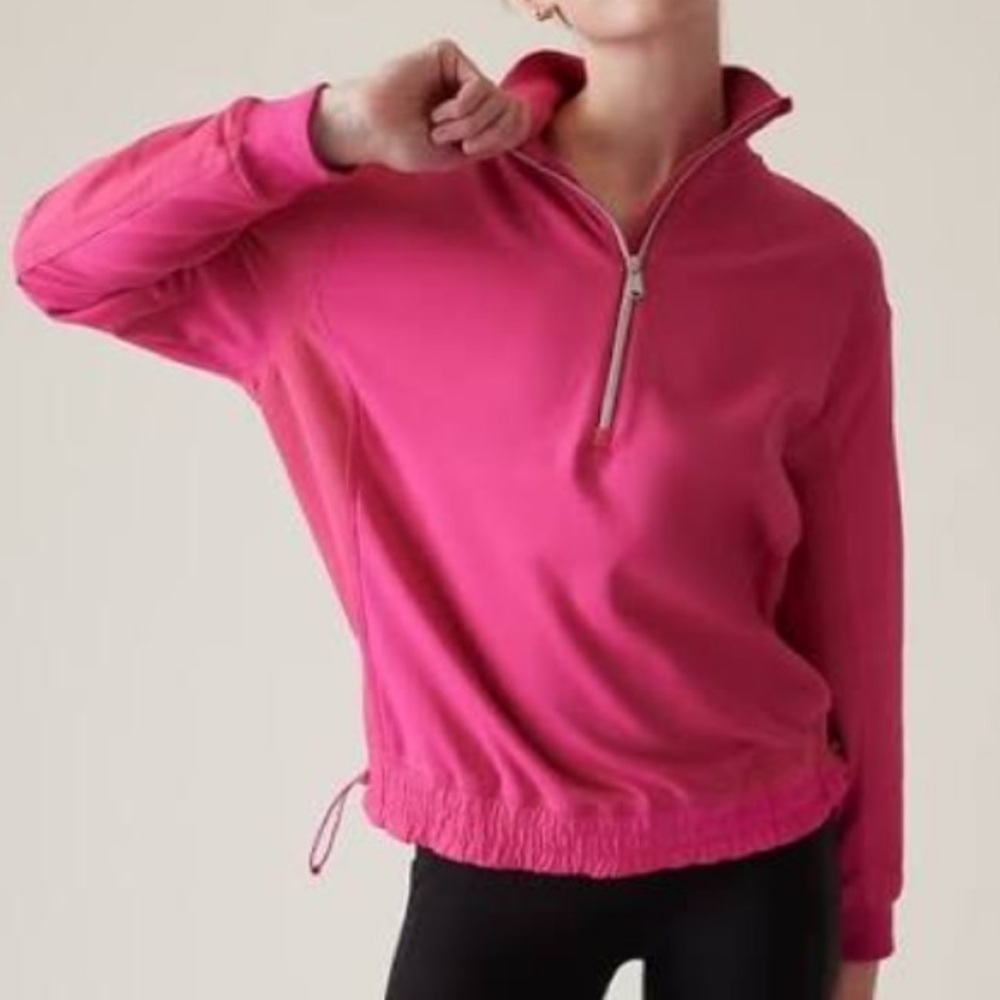 Athleta Triumph Hybrid Half Zip Women’s Sweatshirt size  Medium‎